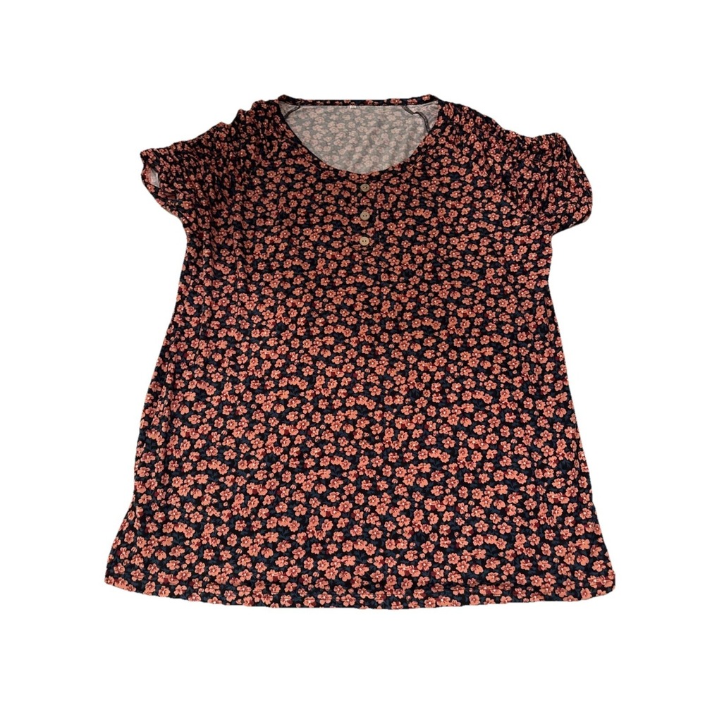 Floral T-shirt women's 2XL
